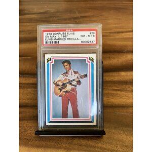 1978 Donruss Elvis Presley GRADED PSA 8 Trading Card #29
